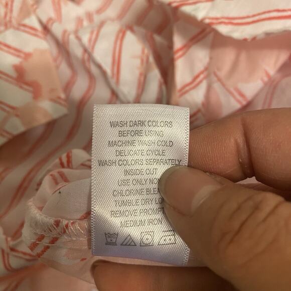 Roamans Button Up Shirt Women Plus Size 20W Floral 1/2Sleeve Casual Lightweight - Picture 6 of 10